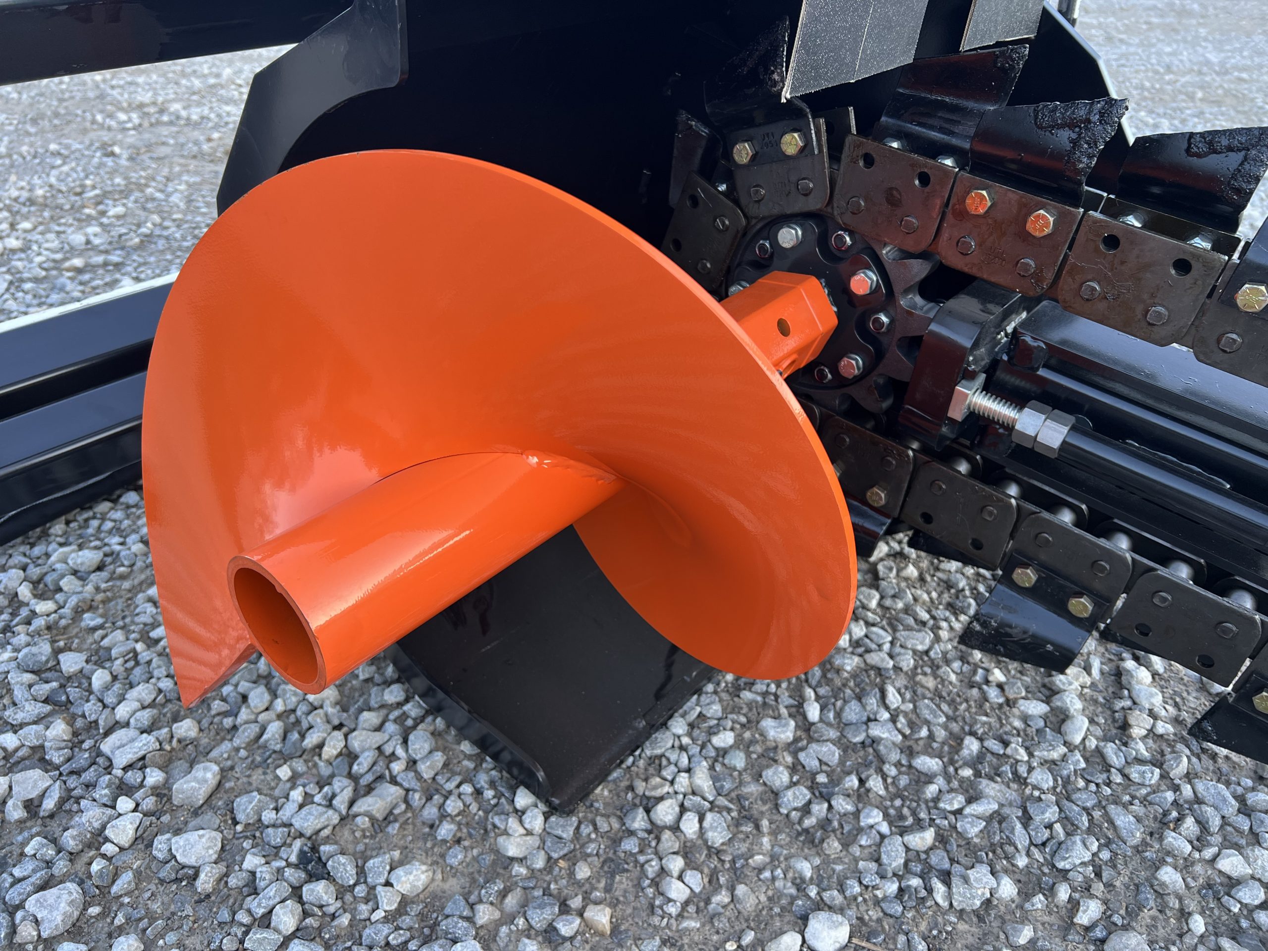 Premier 36" x 6" Trencher Attachment Double Standard Cup Teeth Fits Skid Steer Quick Attach - Image 13