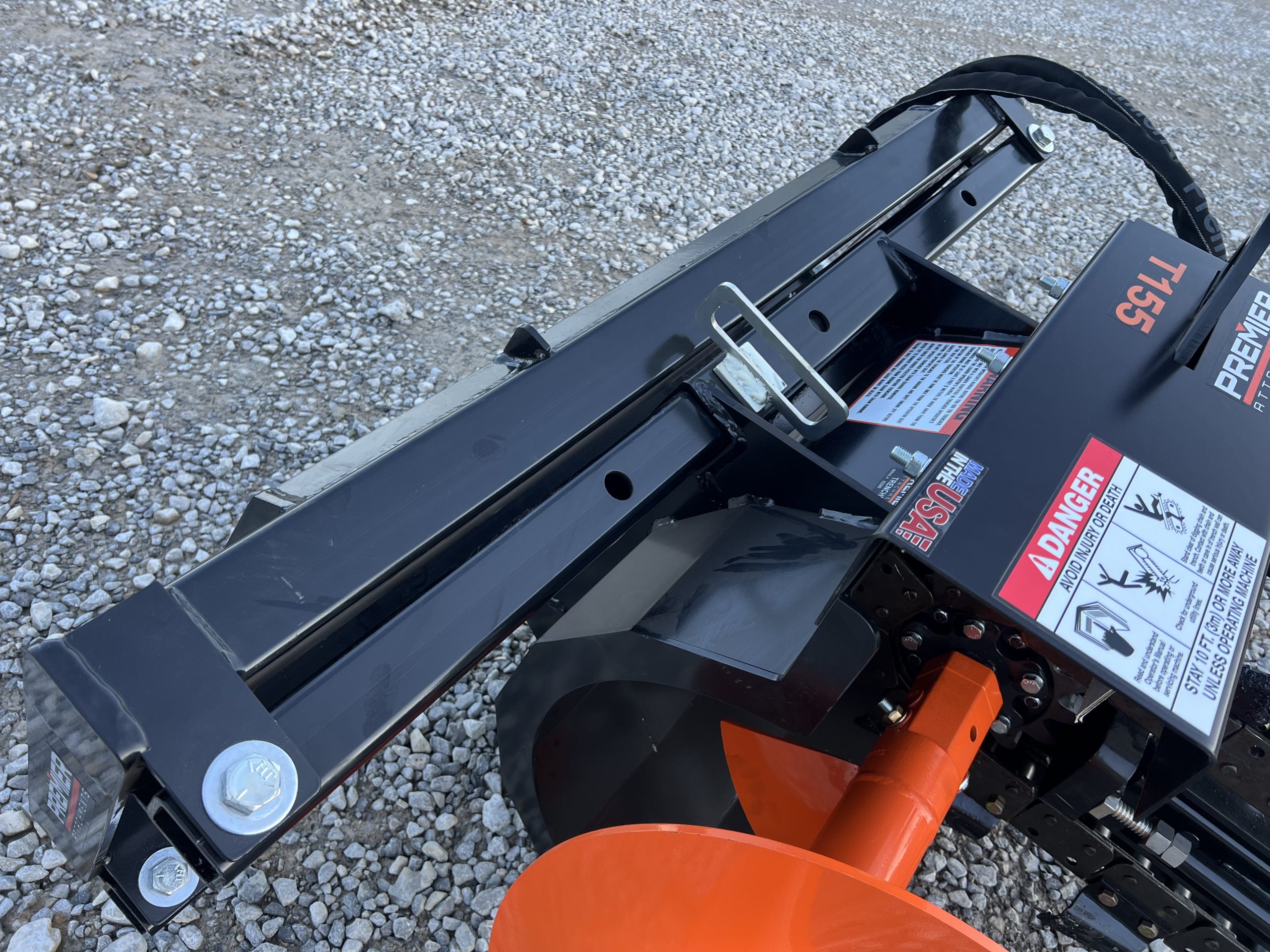 Premier 36" x 6" Trencher Attachment Double Standard Cup Teeth Fits Skid Steer Quick Attach - Image 14