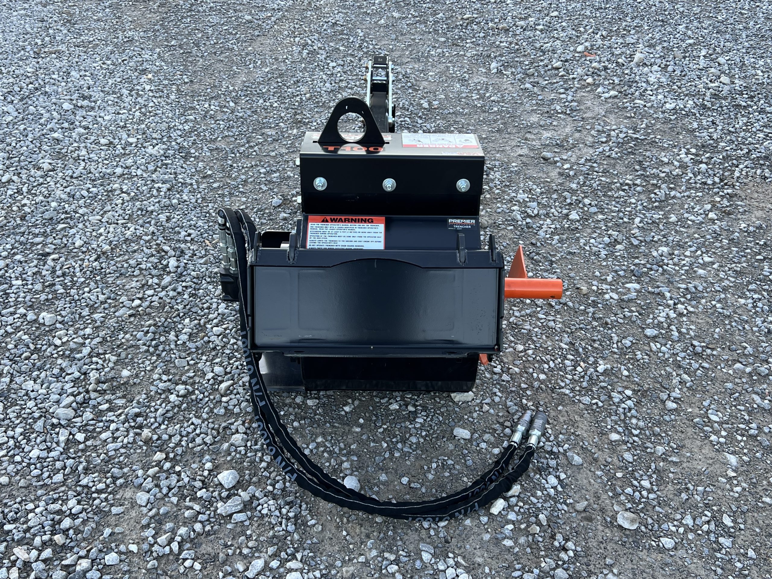 Premier T100 36" x 6" Trencher Attachment Double Standard Cup Teeth Fits Mini Skid Steer - Image 7