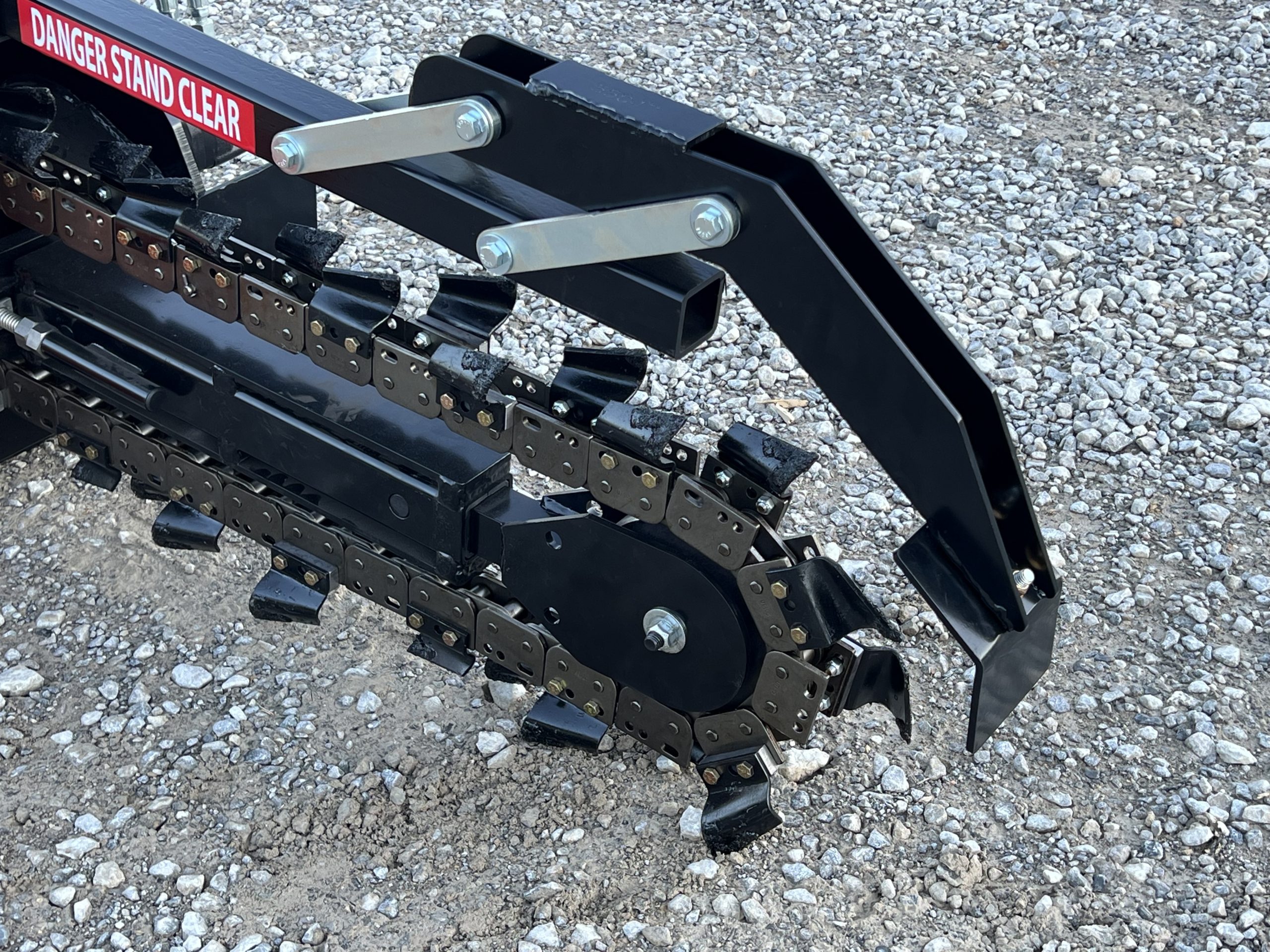 Premier T100 36" x 6" Trencher Attachment Double Standard Cup Teeth Fits Mini Skid Steer - Image 12