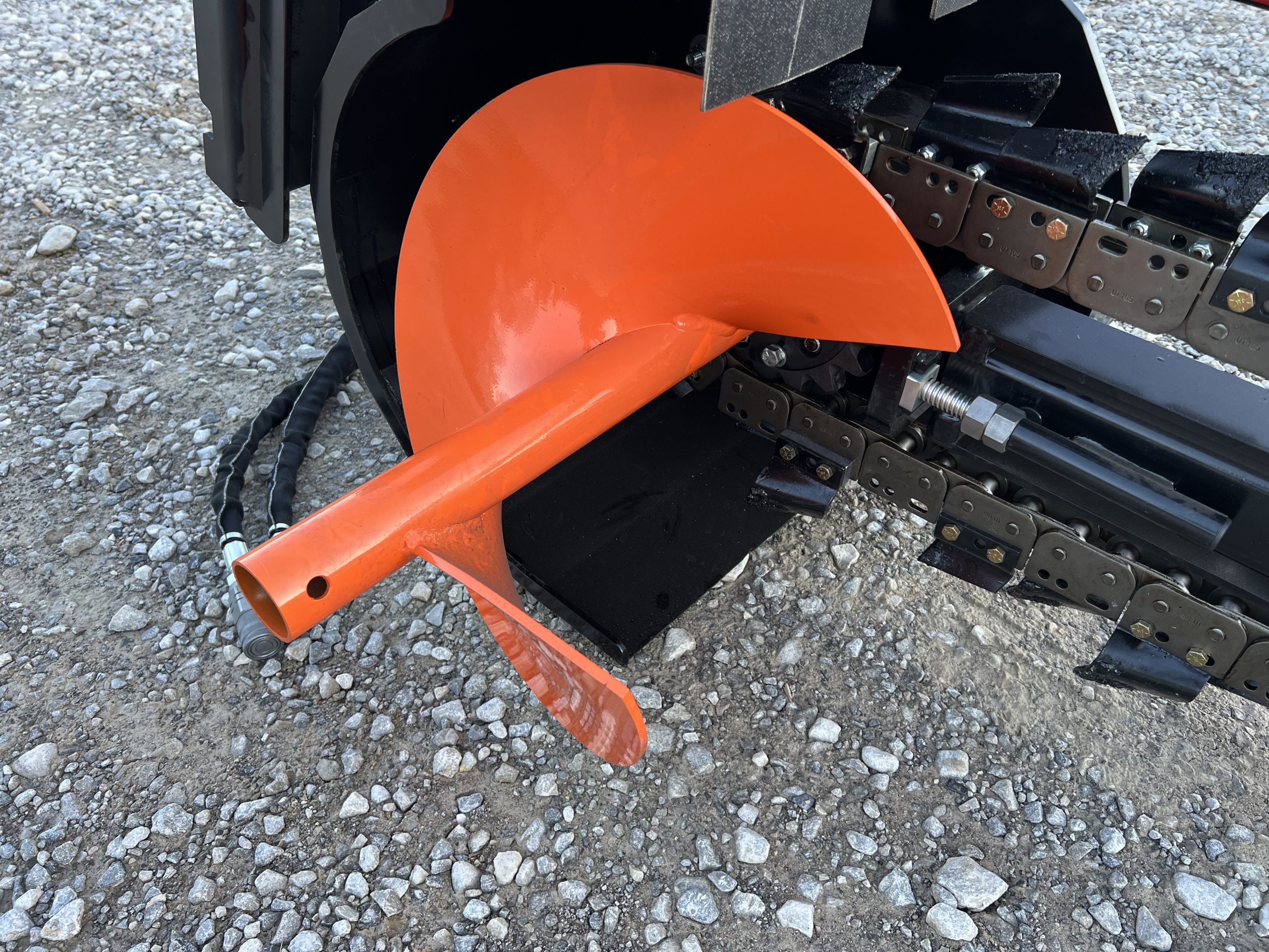 Premier T100 36" x 6" Trencher Attachment Double Standard Cup Teeth Fits Mini Skid Steer - Image 13