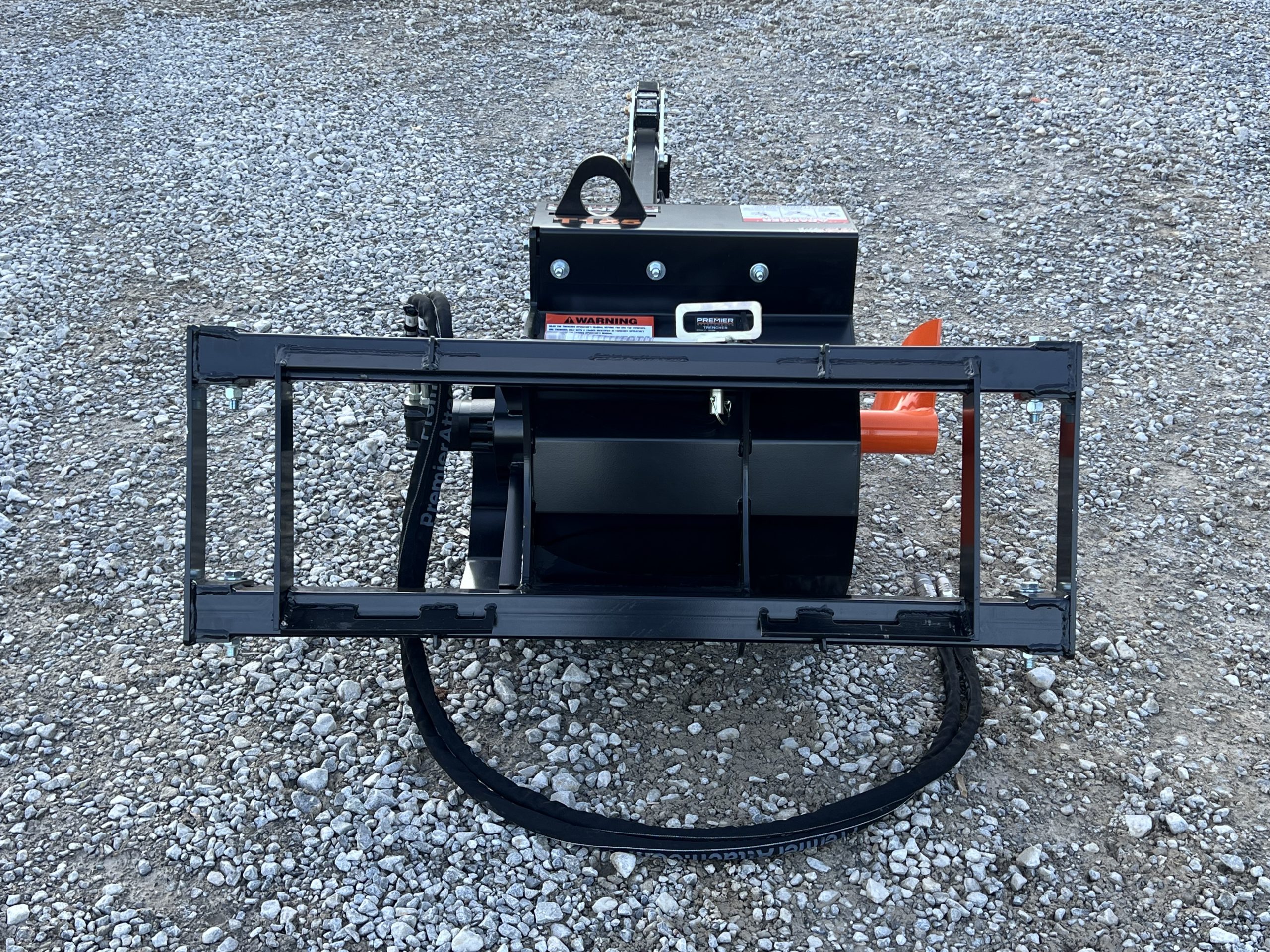 Premier T155 48" x 6" Trencher Attachment 50/50 Bullet Teeth Fits Skid Steer Quick Attach - Image 7
