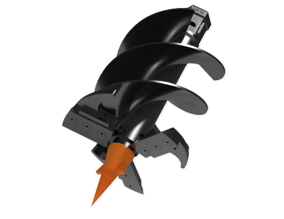 Lowe 12" Auger Stump Planer Tree Stump Grinder Post Hole Digger Bit, 2" Hex