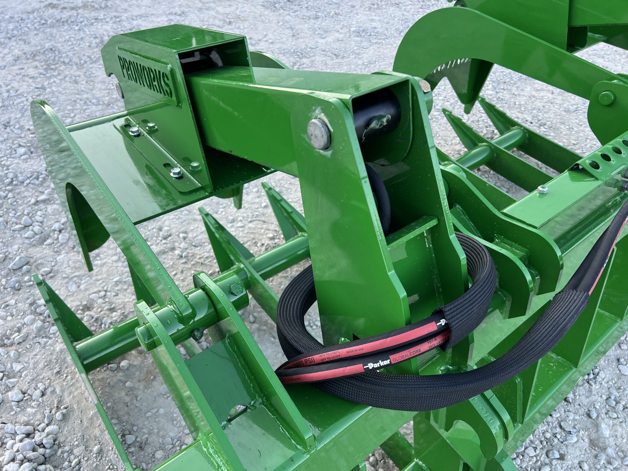 72" Heavy Duty Dual Cylinder Root Grapple Attachment Fits John Deere Global Tractor Loader - Image 15