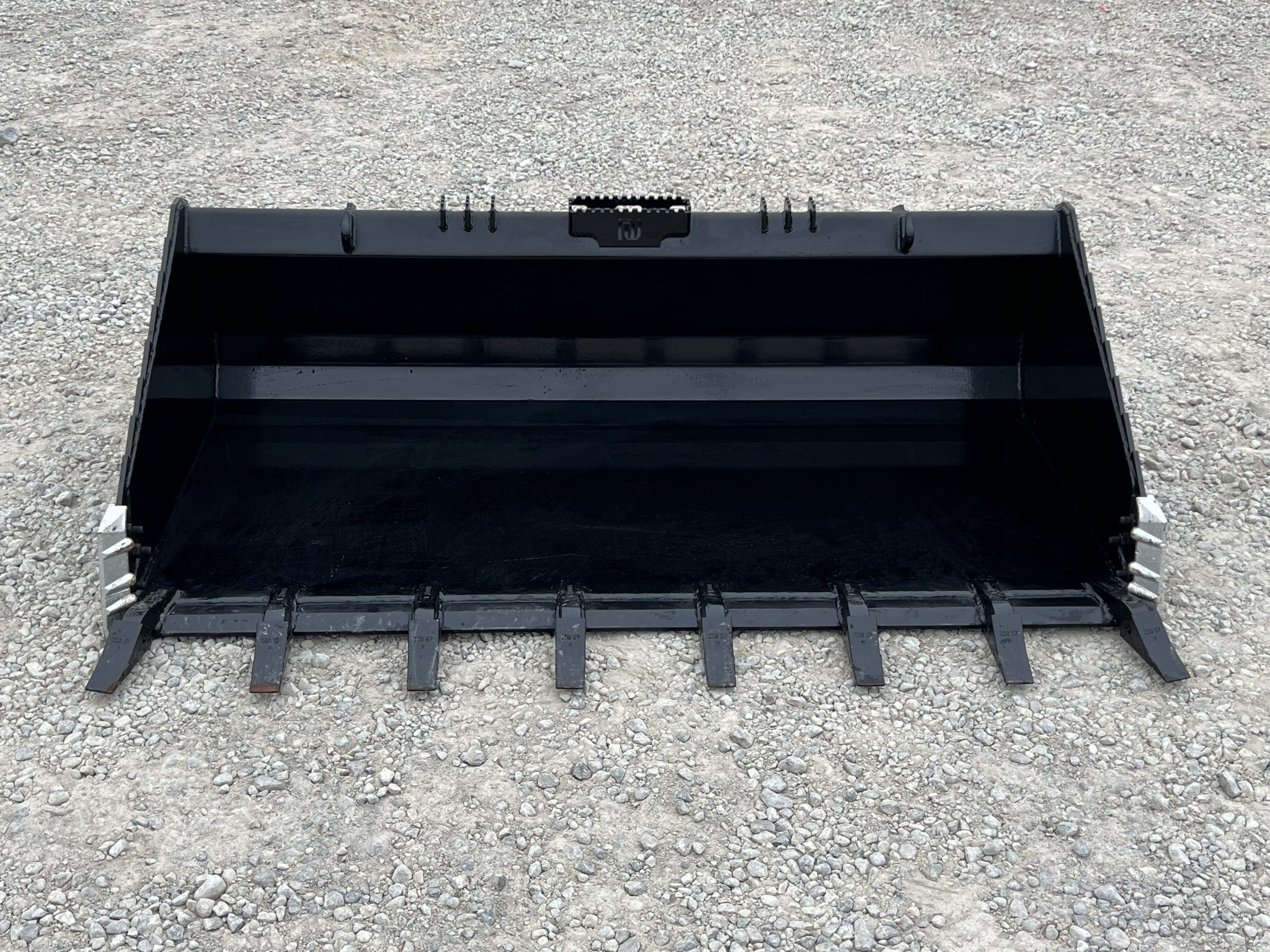 PROWORKS 74" Extreme Heavy Duty Tooth Bucket Attachment Fits Compact Track Loader - Image 3