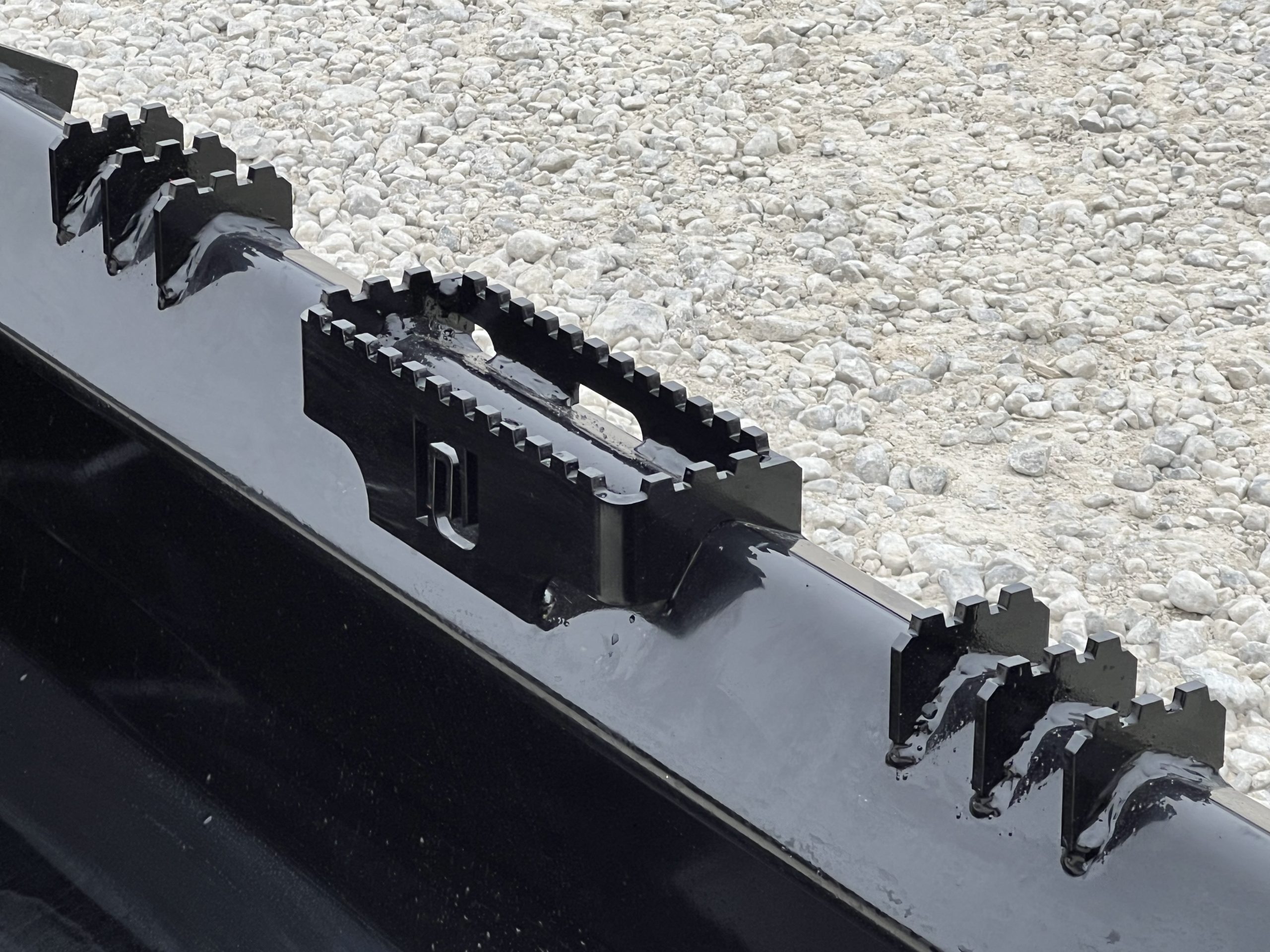 PROWORKS 74" Extreme Heavy Duty Tooth Bucket Attachment Fits Compact Track Loader - Image 10