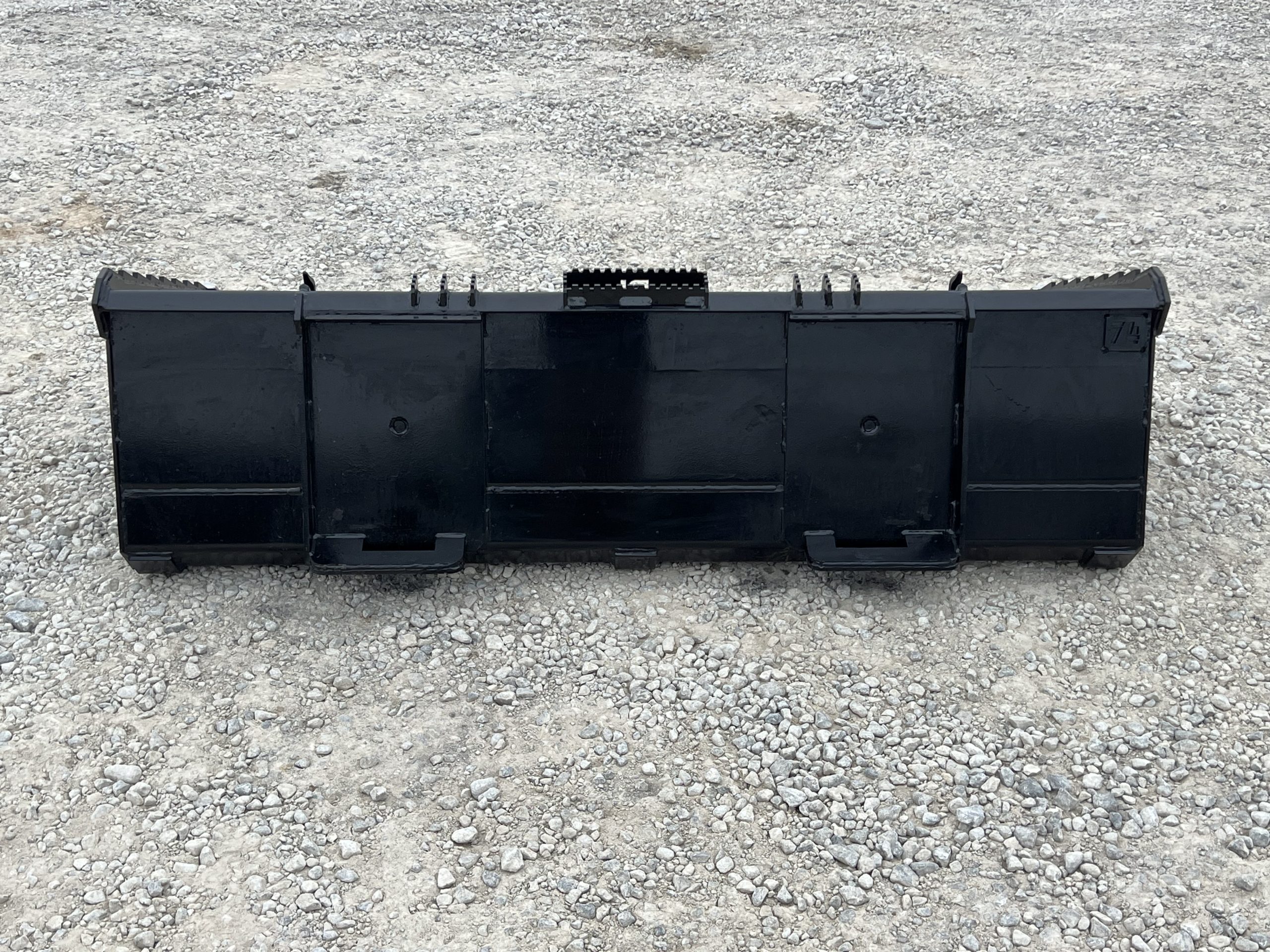 PROWORKS 74" Extreme Heavy Duty Tooth Bucket Attachment Fits Compact Track Loader - Image 12