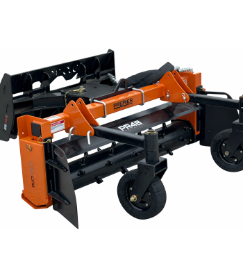 Premier 48" Power Rake Attachment Duo-Tach Fits Toro Bobcat MT Mini Skid Steer