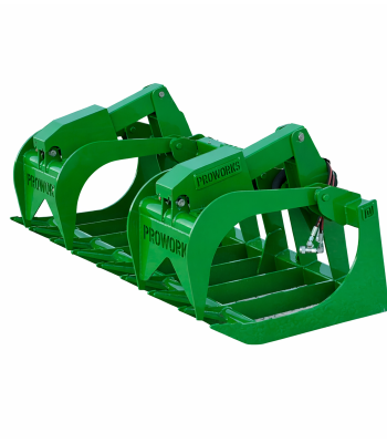 72" Heavy Duty Dual Cylinder Root Grapple Attachment Fits John Deere Global Tractor Loader