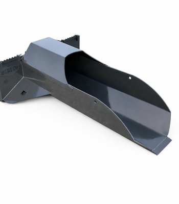 Berlon 60" Gravel Spoon Bucket Attachment Fits Skid Steer Quick Attach