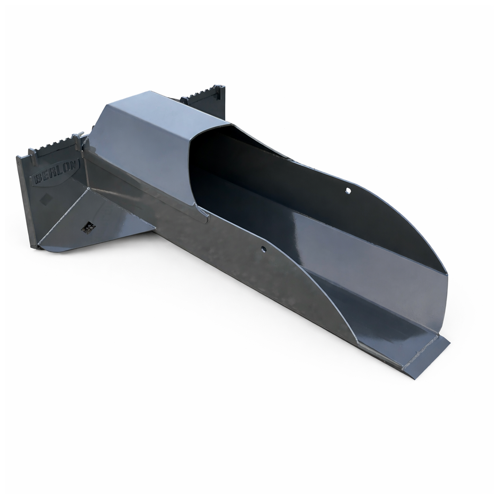 Berlon 60" Gravel Spoon Bucket Attachment Fits Skid Steer Quick Attach
