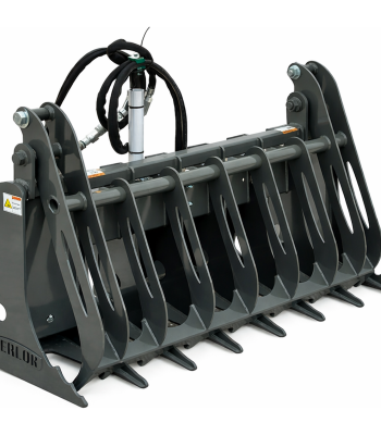 Berlon 56" Mini Root Rake Grapple Attachment Fits Mini Skid Steer