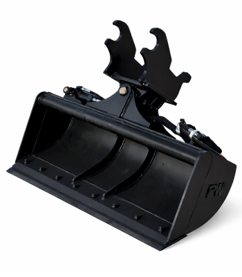 48" Tilting Ditching Smooth Bucket Attachment Fits John Deere 60G Excavator