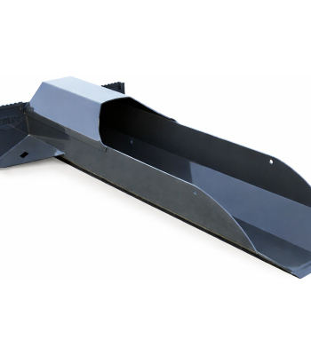 Berlon 84" Gravel Spoon Bucket Attachment Fits Skid Steer Quick Attach