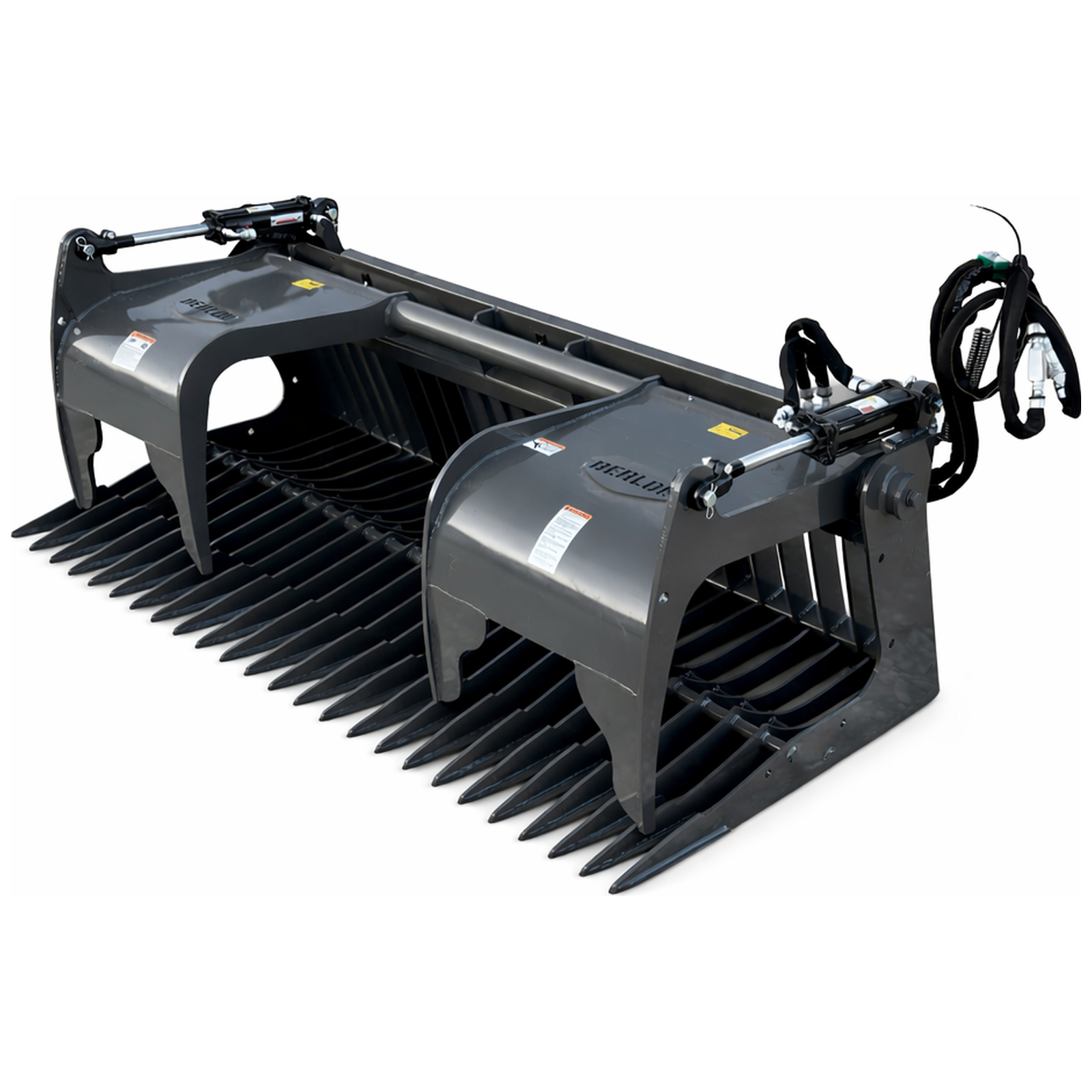 Berlon 84" Skeleton Rock Grapple Attachment Fits Skid Steer Quick Attach
