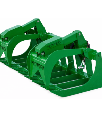72" Heavy Duty Dual Cylinder Root Grapple Attachment Fits John Deere Global Tractor Loader