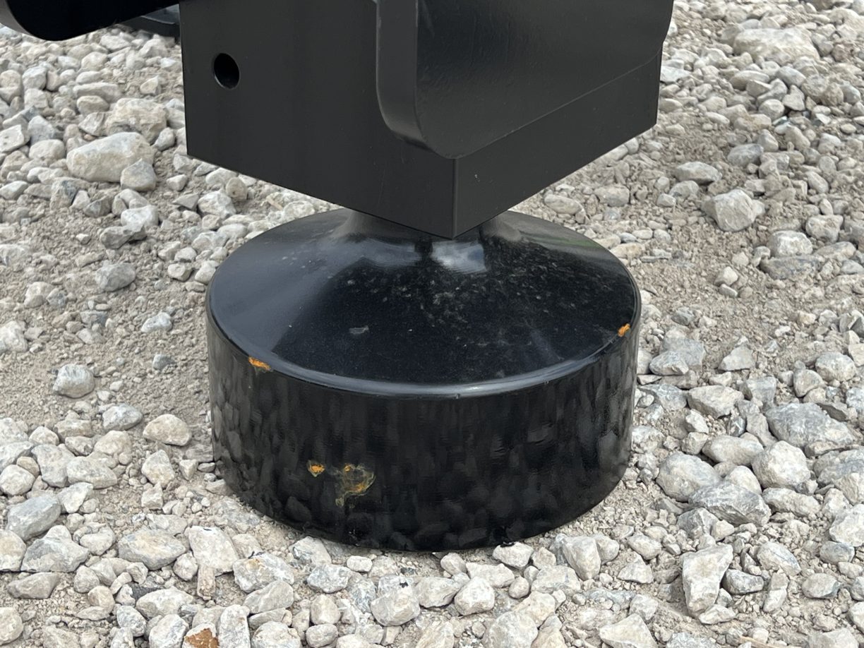 Trailer Post Rudder Attachment Premier PD1000 Hydraulic Post Driver Attachment Fits Skid Steer Loader ...