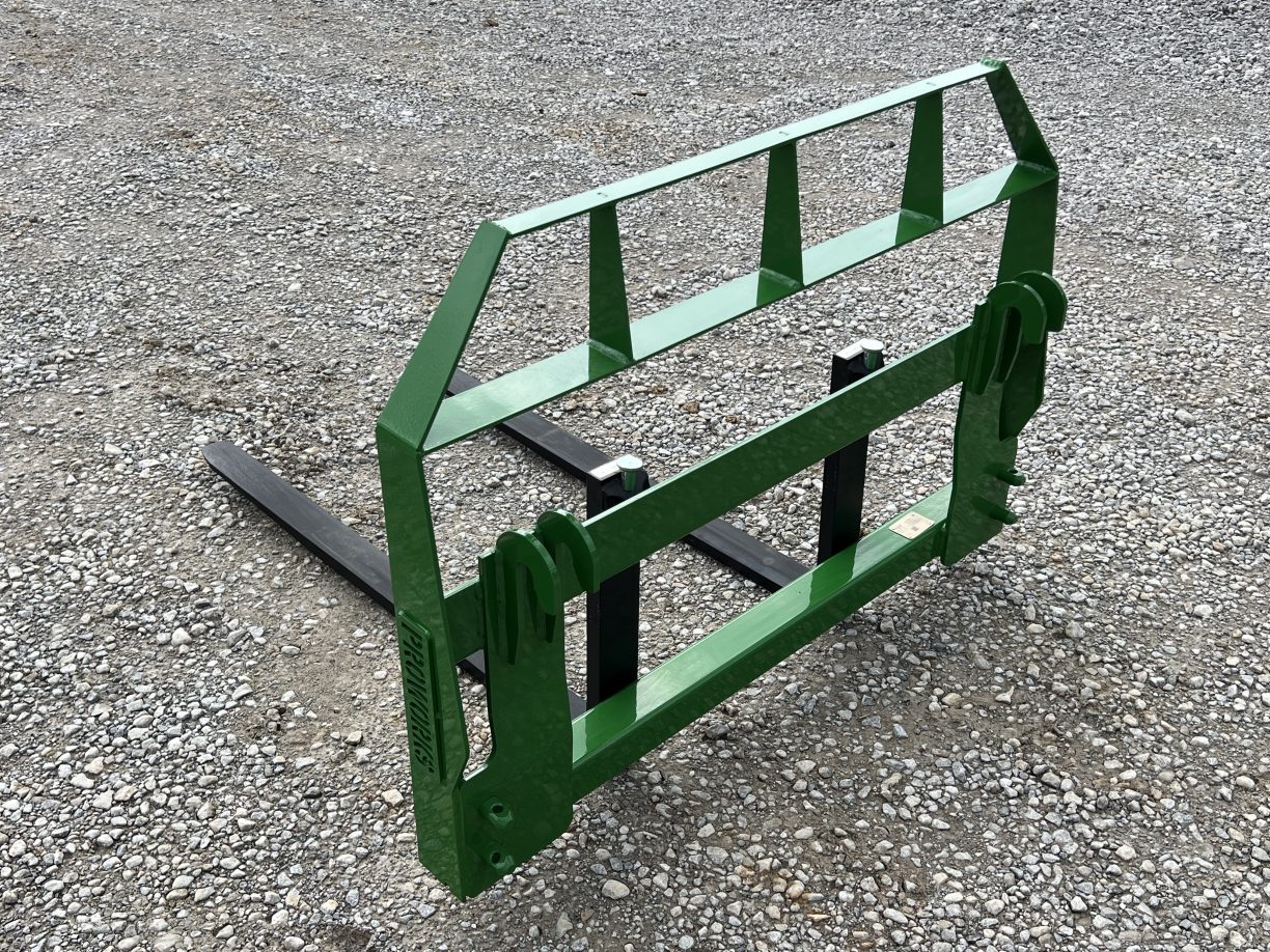 PROWORKS 48″ 2,200 Pound Compact Tractor Pallet Forks Attachment Fits ...