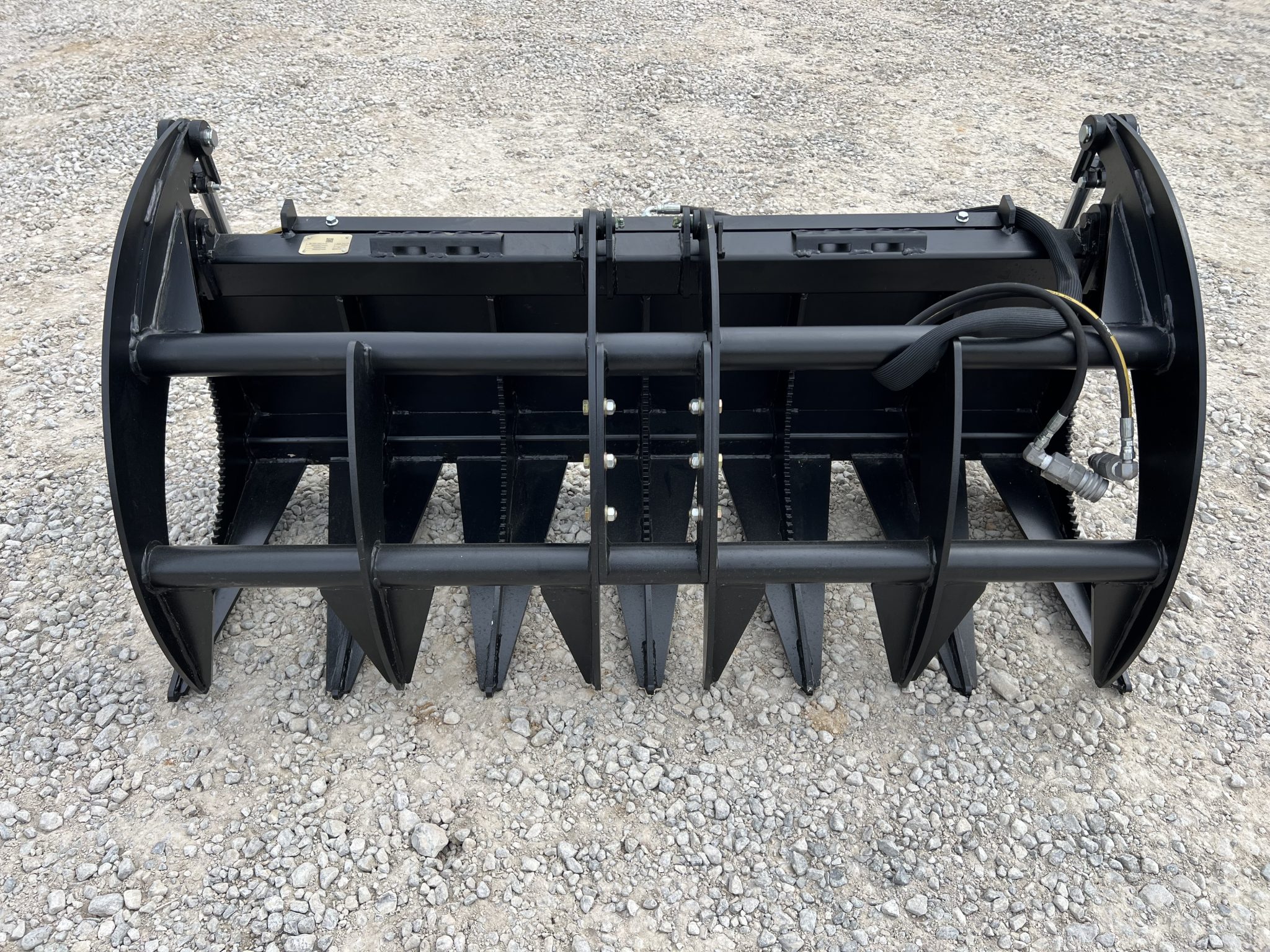 Proworks 60″ Root Rake Clam Grapple Attachment Fits Compact Tractor ...