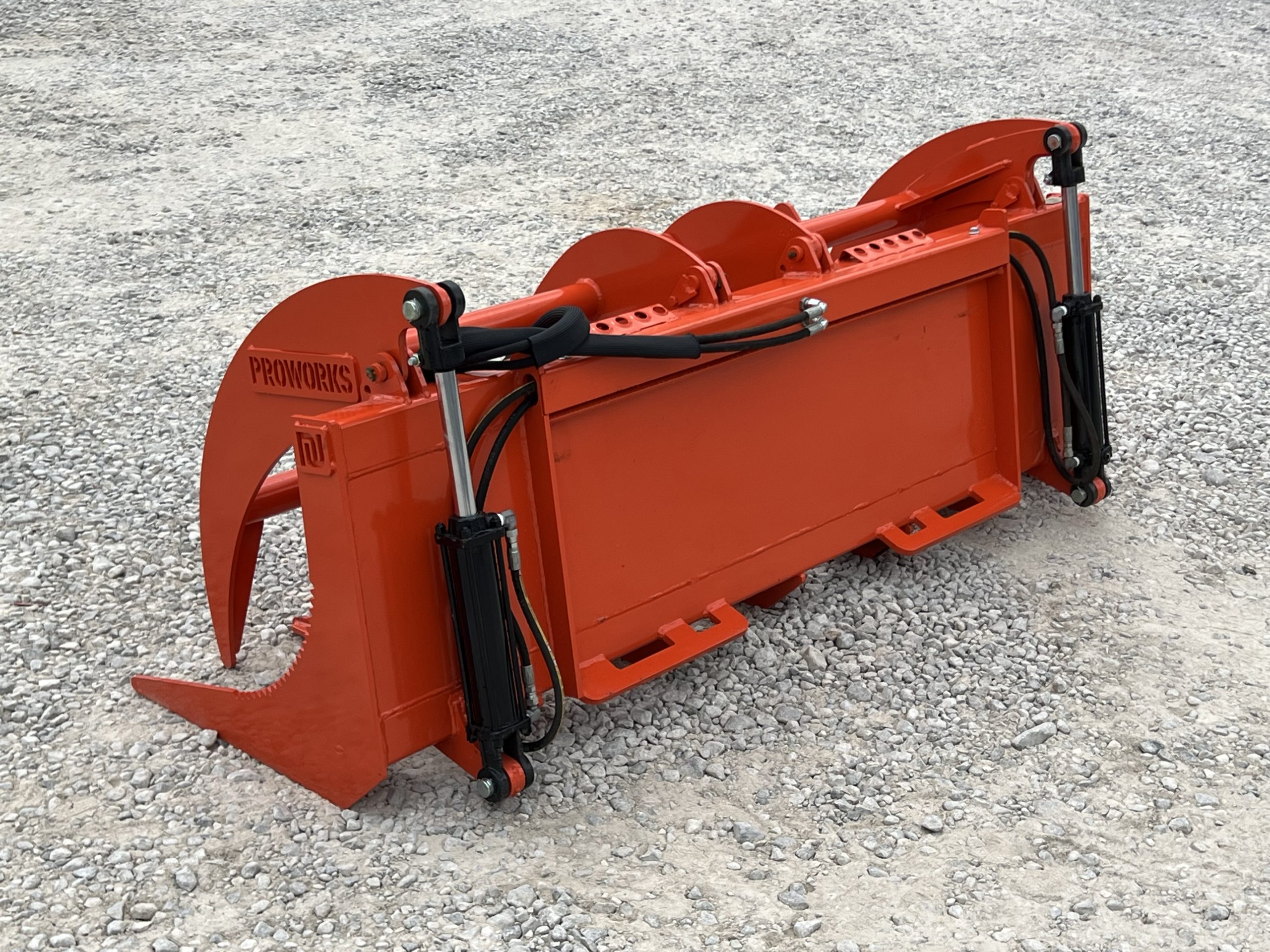 Proworks 72" Root Rake Clam Grapple Attachment Fits Compact Tractor Loader - Image 8