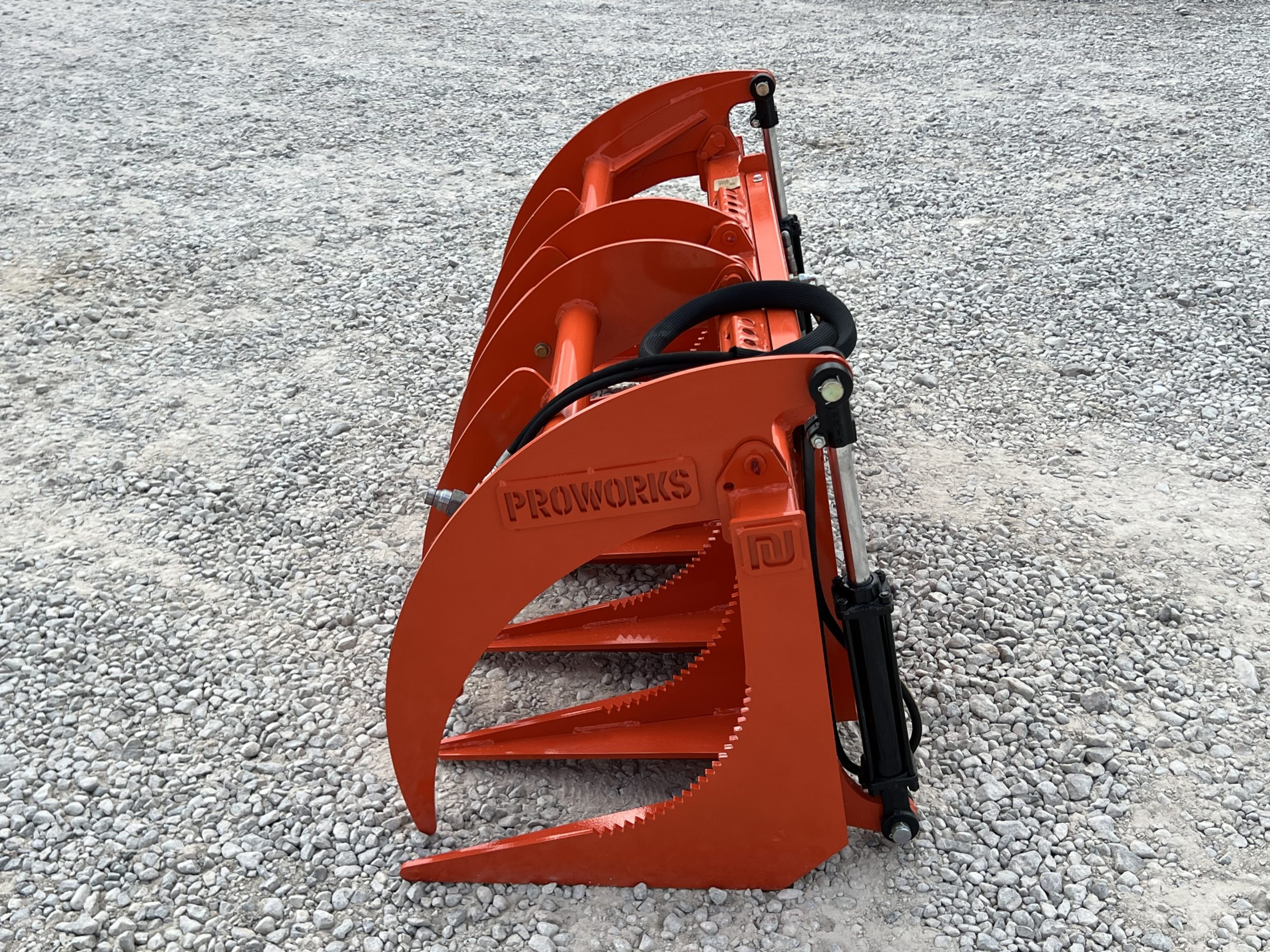 Proworks 66" Root Rake Clam Grapple Attachment Fits Compact Tractor Loader - Image 9
