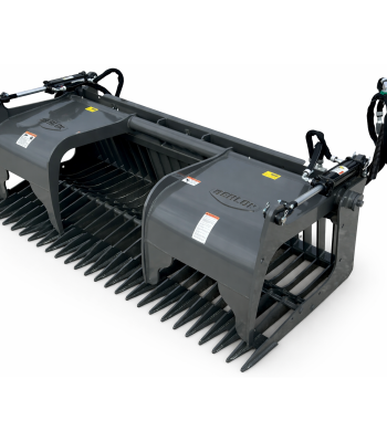 Berlon 78" Skeleton Rock Grapple Attachment Fits Skid Steer Quick Attach