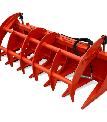 Proworks 72" Root Rake Clam Grapple Attachment Fits Compact Tractor Loader