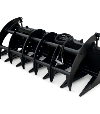 Proworks 72" Root Rake Clam Grapple Attachment Fits Compact Tractor Loader