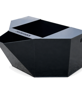 PROWORKS 5/8 Cubic Yard Concrete Dispensing Bucket Attachment Fits Skid Steer