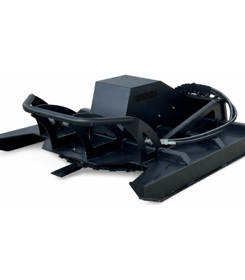 PROWORKS 72" High Flow 4 Blade Brush Cutter Mulching Teeth Fits Skid Steer