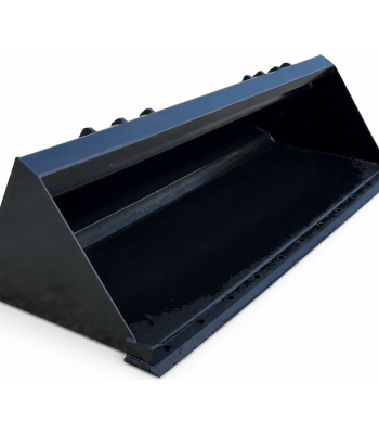 Rock Solid 66" Compact Tractor Smooth Bucket Attachment Universal Mount