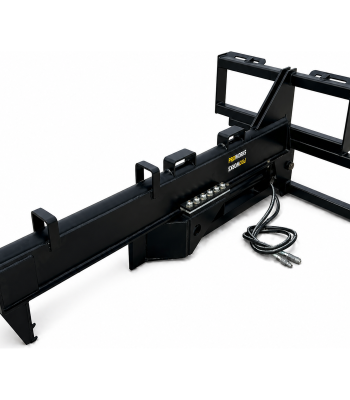 35 Ton Log Wood Splitter Attachment Inverted Horizontal Fits Skid Steer Quick Attach