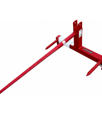 Worksaver 44" Round Hay Bale Spear Implement Fits 3 Point Hitch Tractor 830235