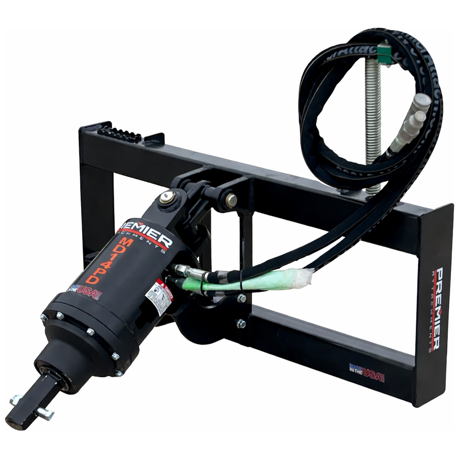 Premier MD14PD Auger Drive Post Hole Digger 2" Hex Fits Skid Steer