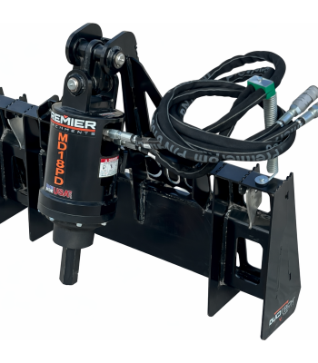 Premier MD18PD Auger Drive 2" Hex Duo-Tach Fits Skid Steer & Mini Skid Steer