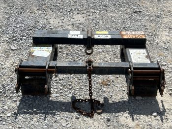 Star 1370B 10,000 lb Universal Forklift Telehandler Lift Hook Fork Attachment - Image 6