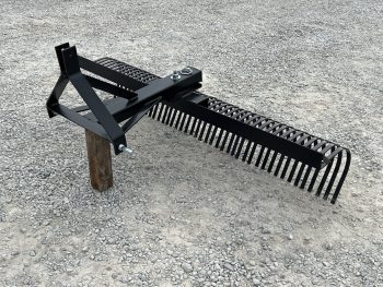 PROWORKS 84" Rock Landscape Rake Attachment Fits Cat 1 3 Point Hitch - Image 2
