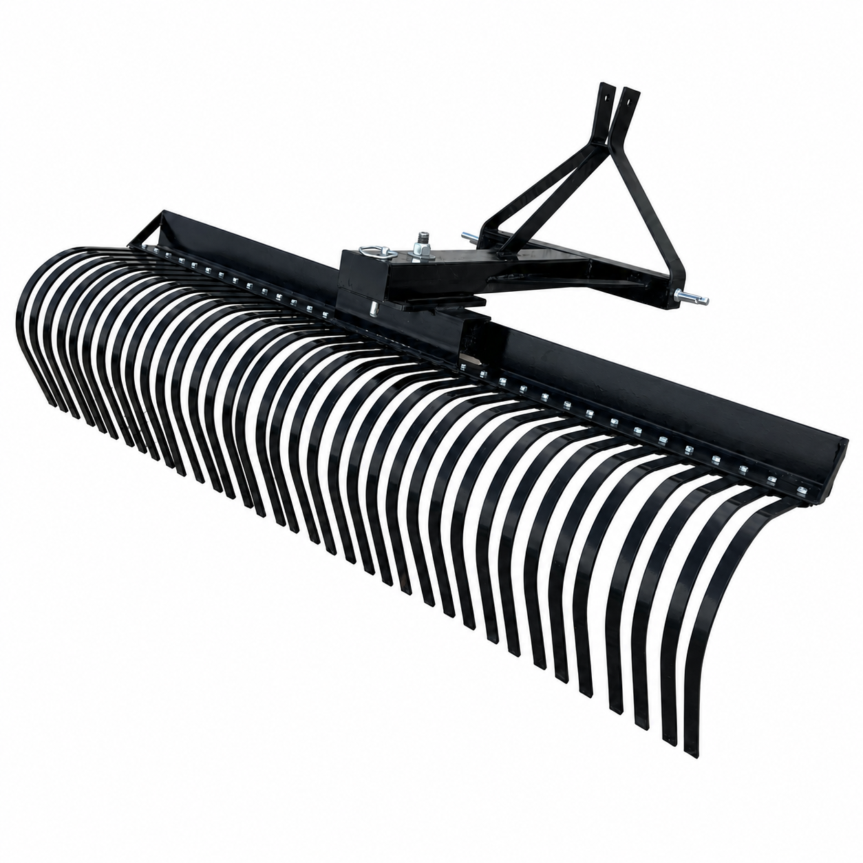 PROWORKS 72" Rock Landscape Rake Attachment Fits Cat 1 3 Point Hitch