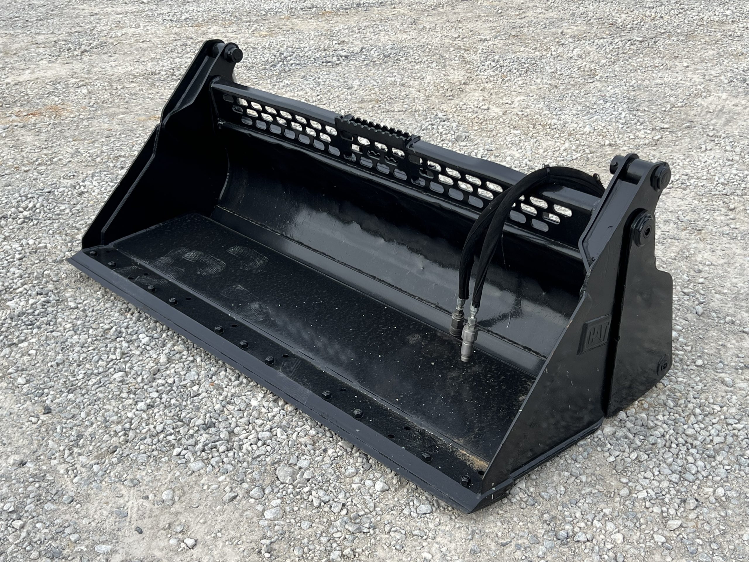 CAT 72" 4-IN-1 Combination Smooth Bucket Attachment Fits Skid Steer Quick Attach