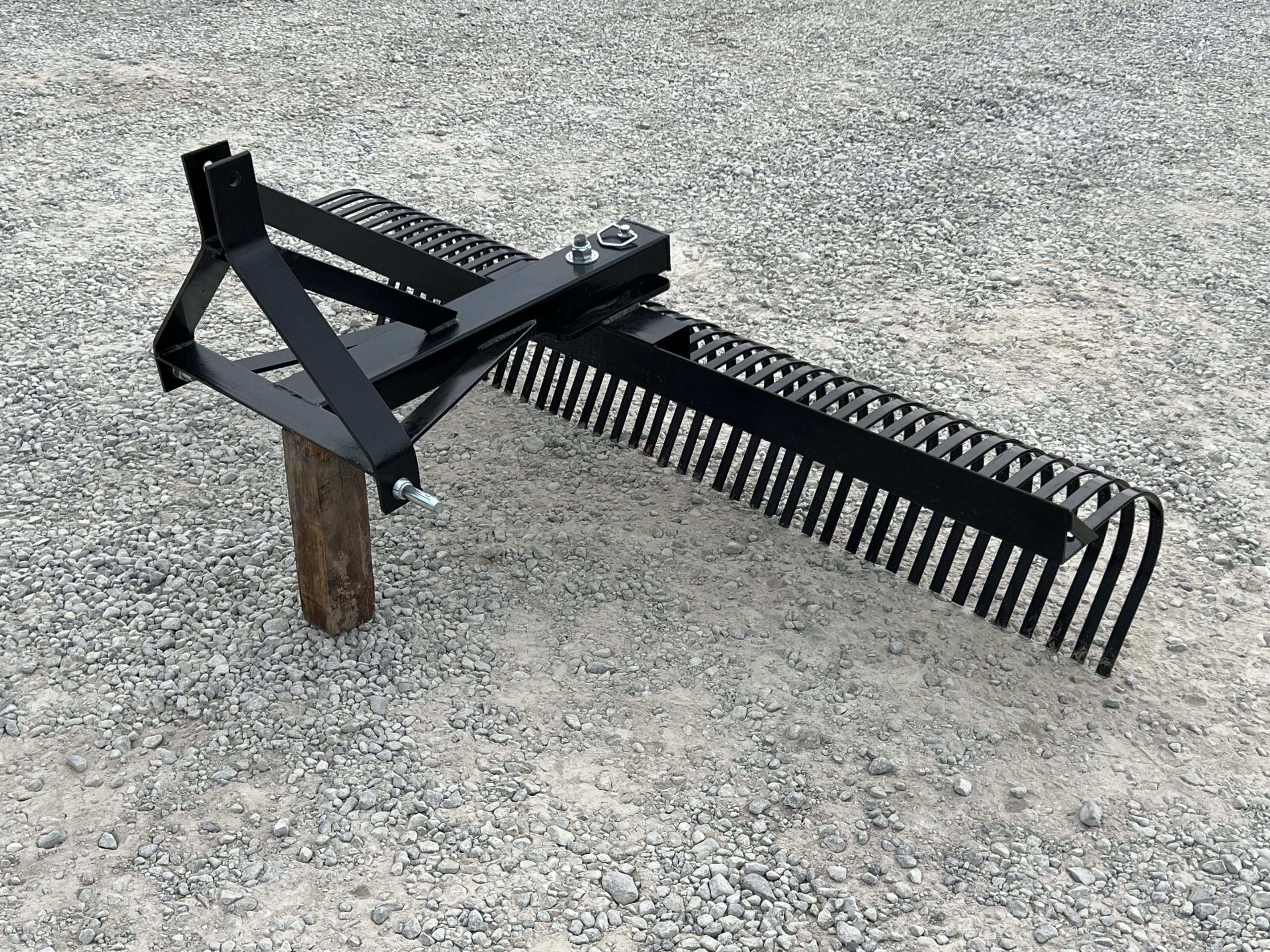 PROWORKS 84" Rock Landscape Rake Attachment Fits Cat 1 3 Point Hitch - Image 2