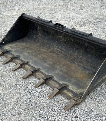 John Deere 78" Tooth Bucket Attachment Low Profile Long Bottom T78 Skid Steer