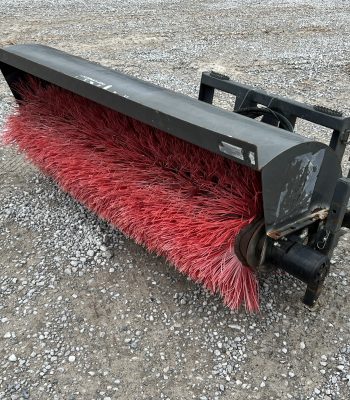 IronCraft Titan 72" Hydraulic Angle Sweeper Broom Attachment Skid Steer 14 Pin