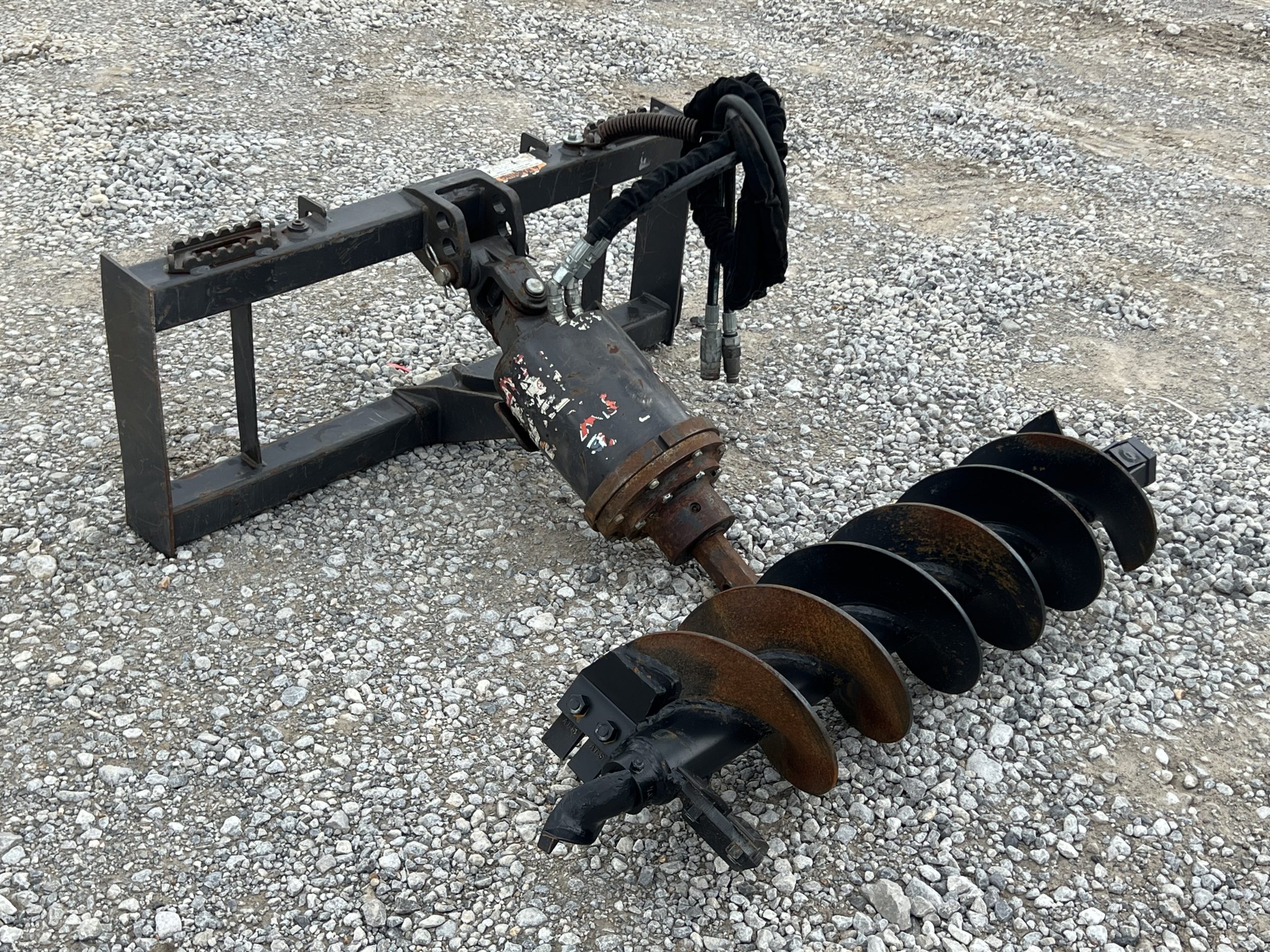 2019 Paladin X1975 Auger Drive 2" Hex w/ New Lowe 12" Bit Fits Skid Steer Loader - Image 3