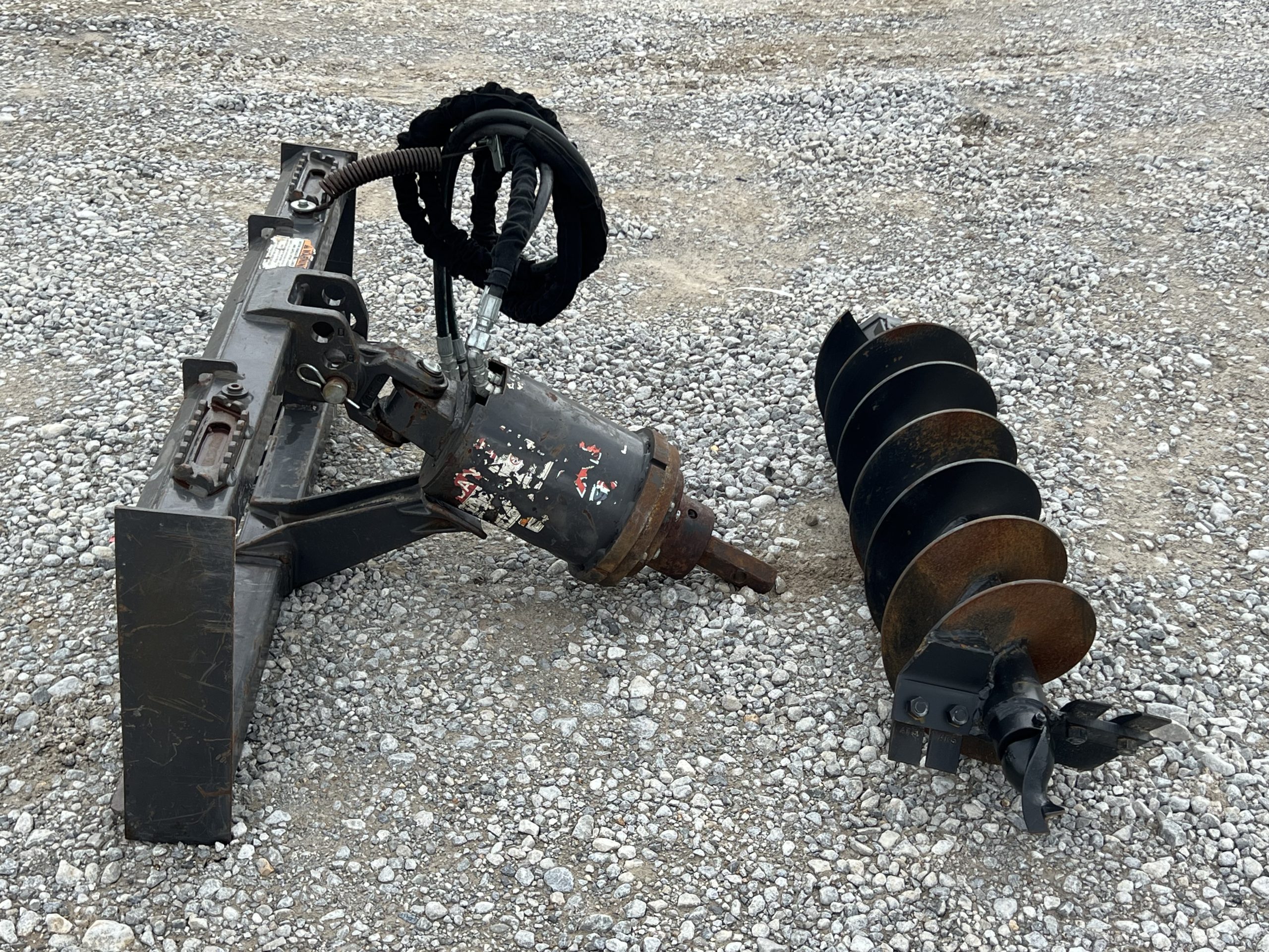 2019 Paladin X1975 Auger Drive 2" Hex w/ New Lowe 12" Bit Fits Skid Steer Loader - Image 4