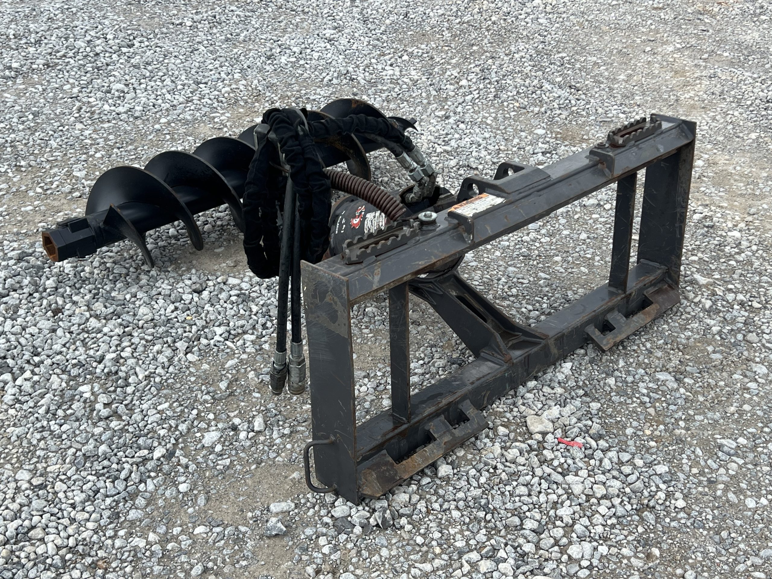 2019 Paladin X1975 Auger Drive 2" Hex w/ New Lowe 12" Bit Fits Skid Steer Loader - Image 7