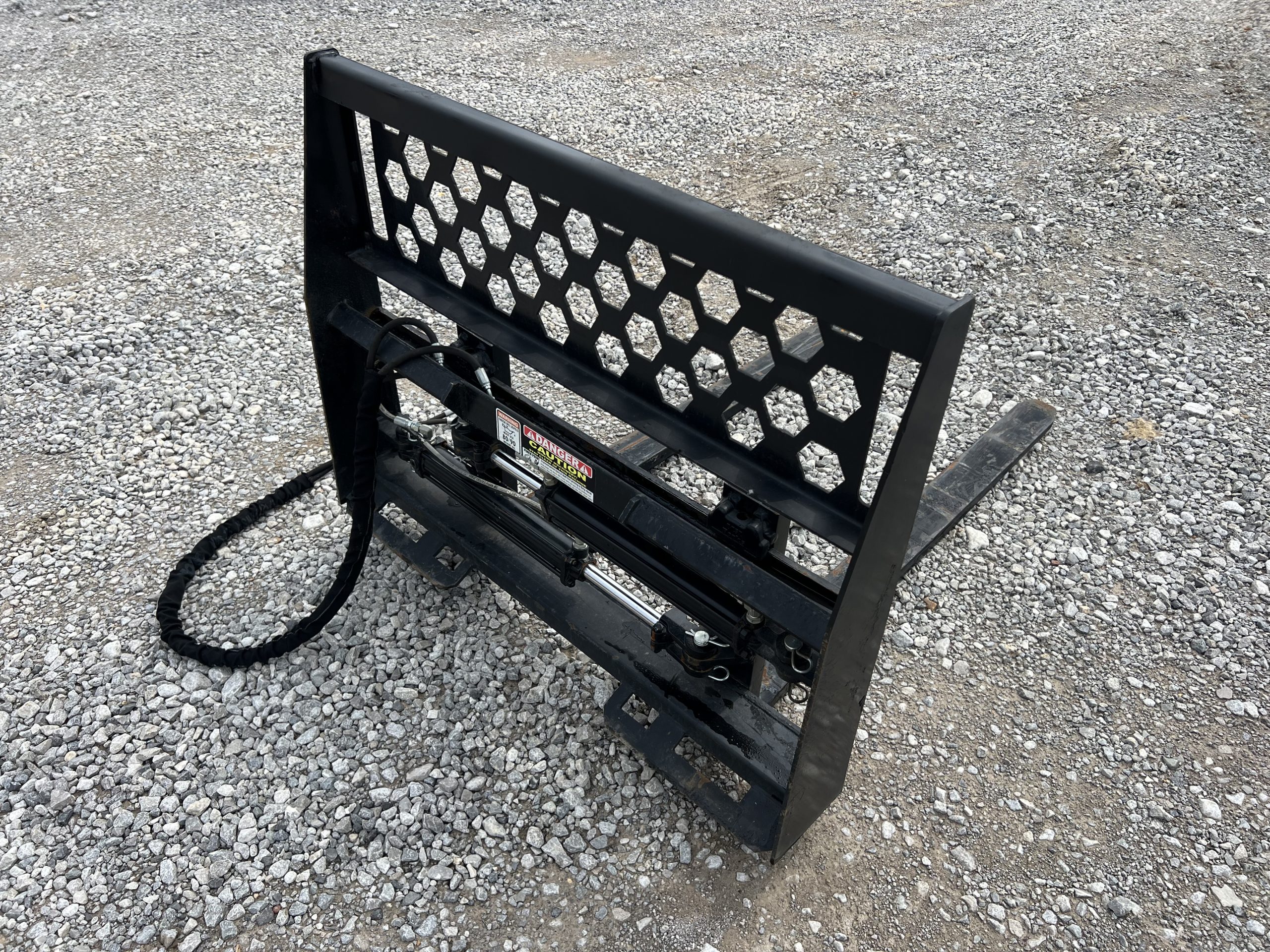 48" Hydraulic Pallet Forks Fork Positioner Fits Skid Steer Tractor Quick Attach - Image 5