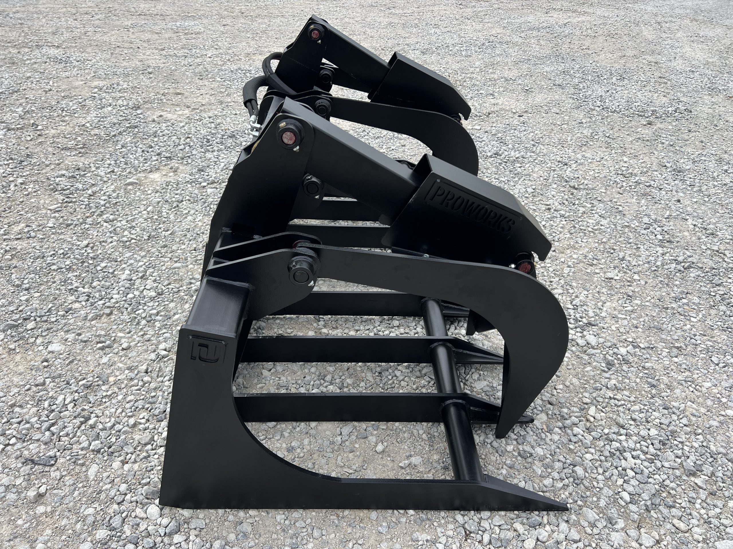 80" Extreme Duty Root Rake Grapple Attachment Fits Skid Steer Quick Attach - Image 5