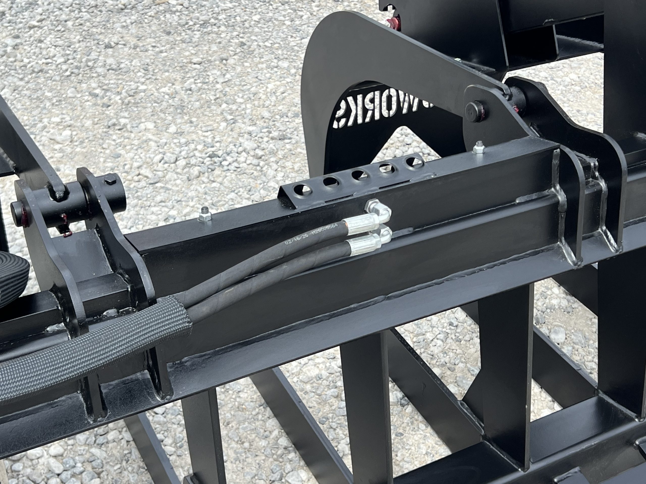 80" Extreme Duty Root Rake Grapple Attachment Fits Skid Steer Quick Attach - Image 13