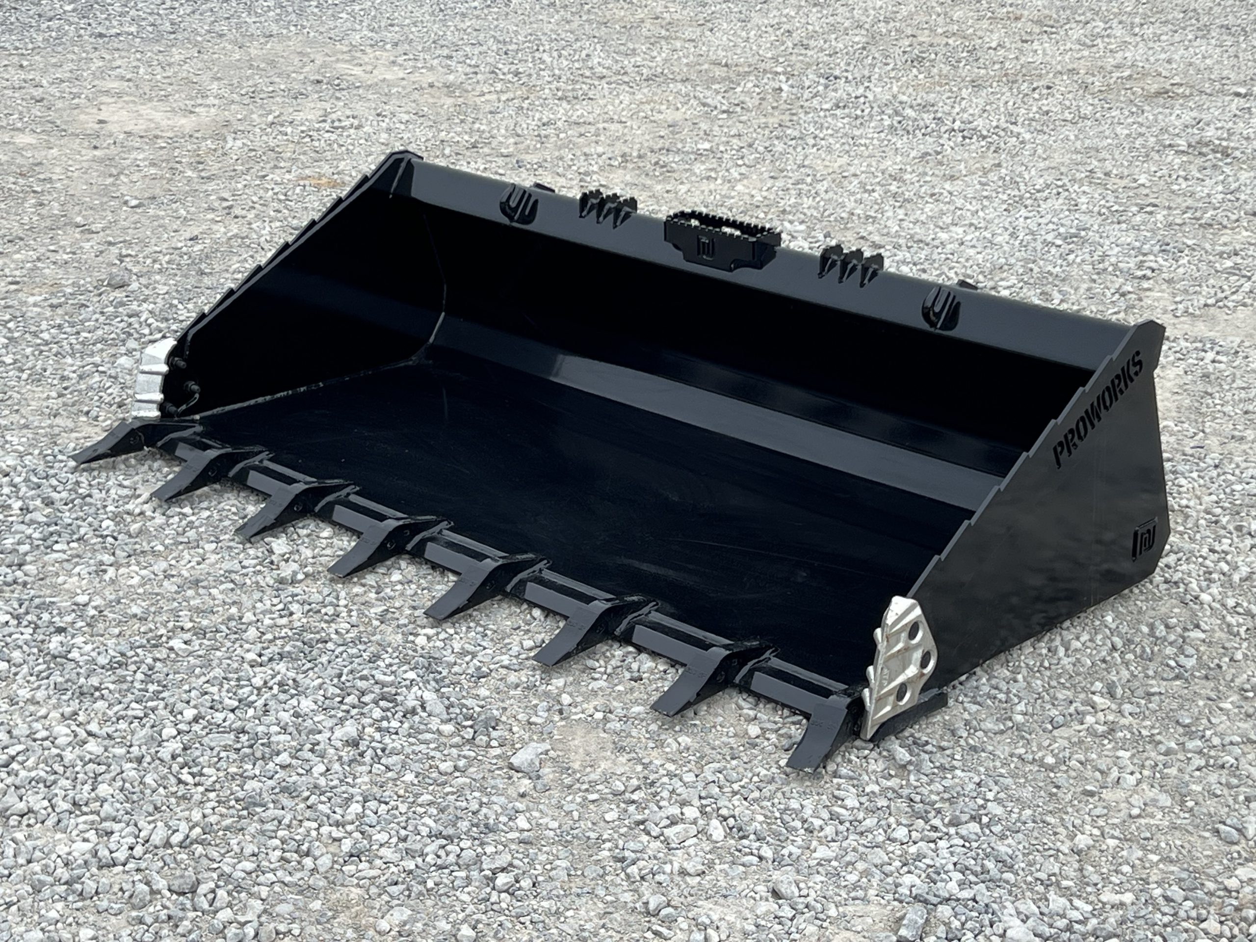 PROWORKS 80" Severe Duty Tooth Bucket Attachment Fits Compact Track Loader - Image 2