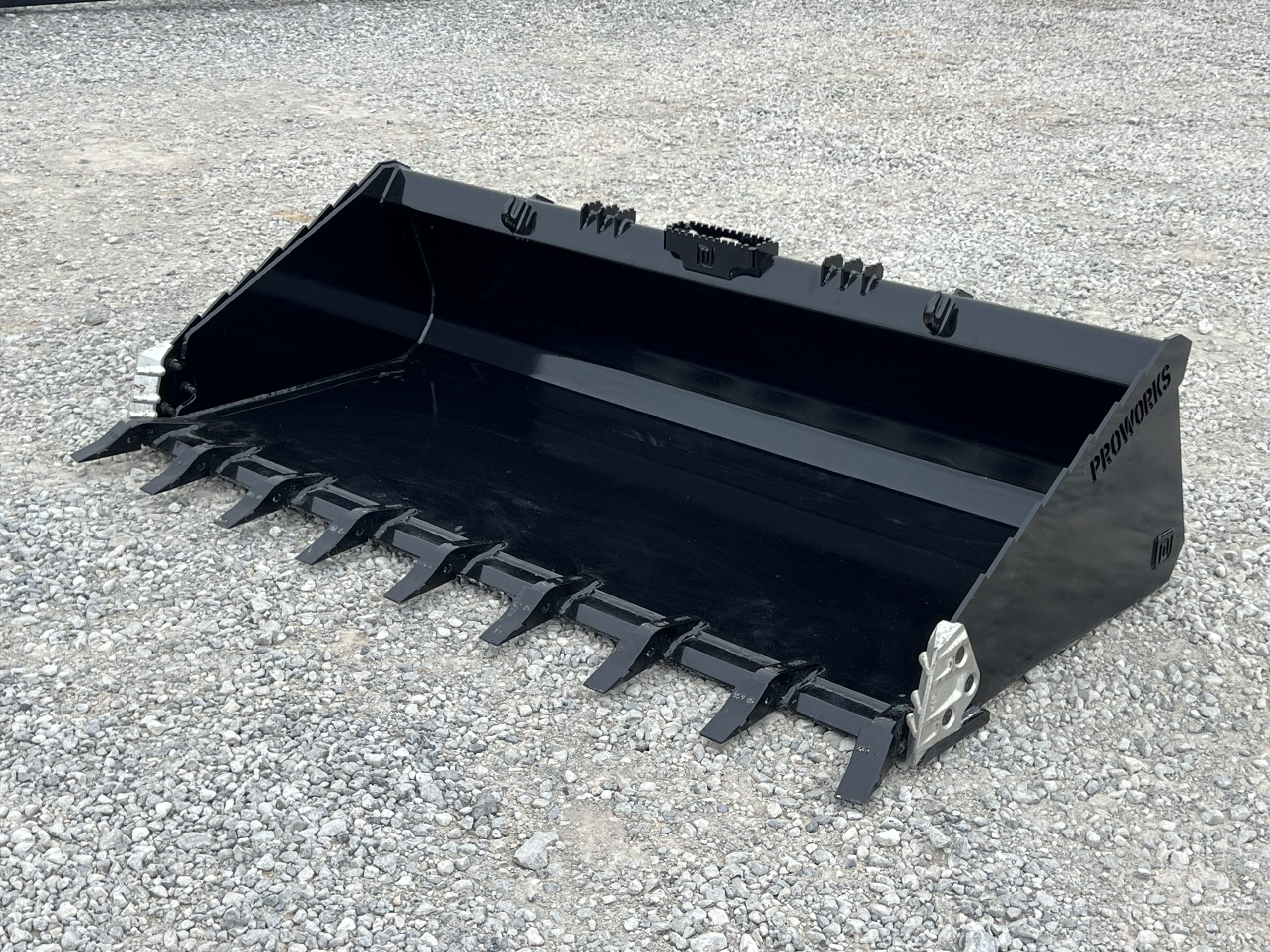 PROWORKS 84" Severe Duty Tooth Bucket Attachment Fits Compact Track Loader - Image 2